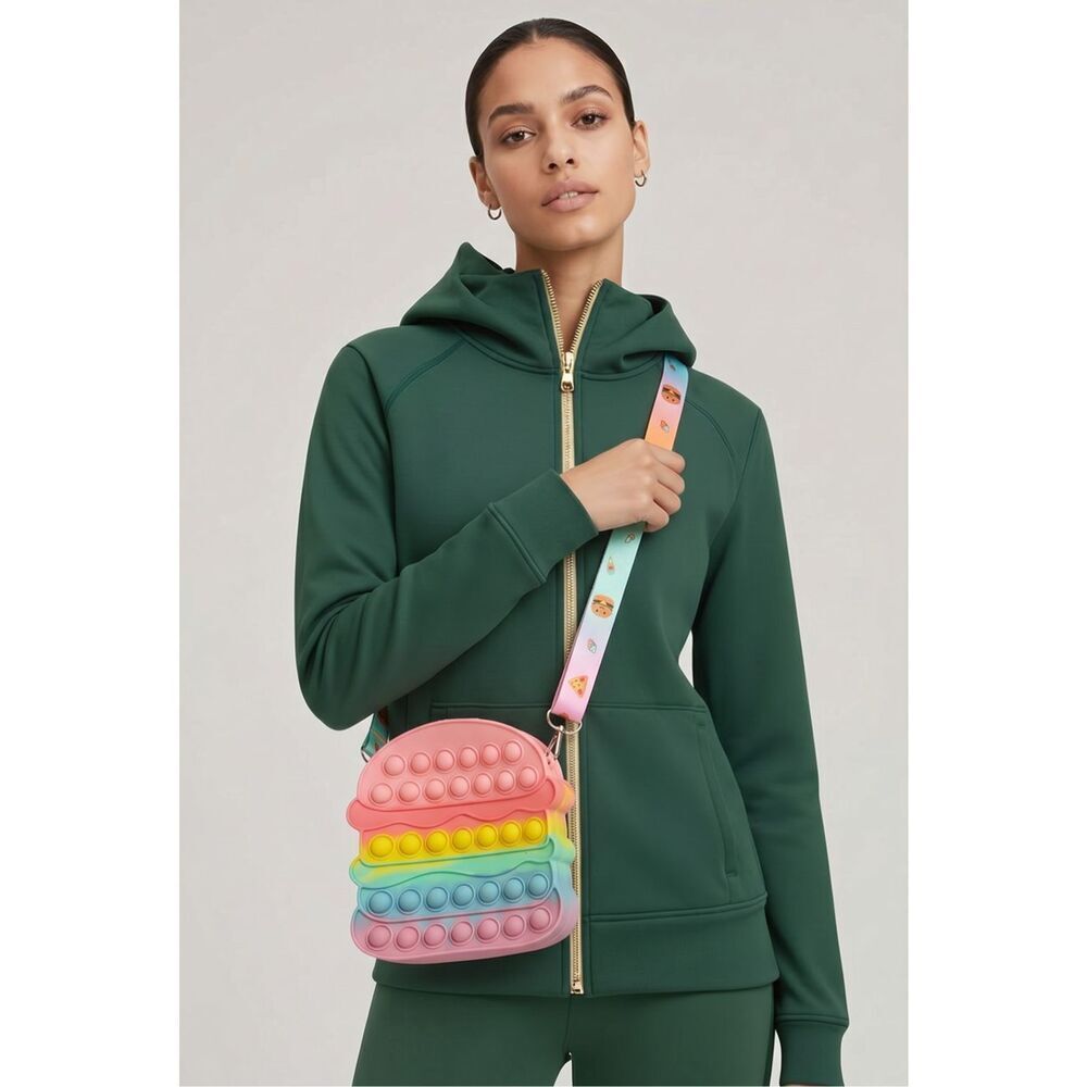 Pop-it top zip Crossbody